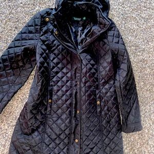 Long black Ralph Lauren coat